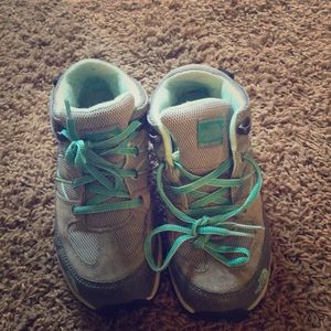 Girls North Face hiking shoes